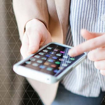business man using mobile phone