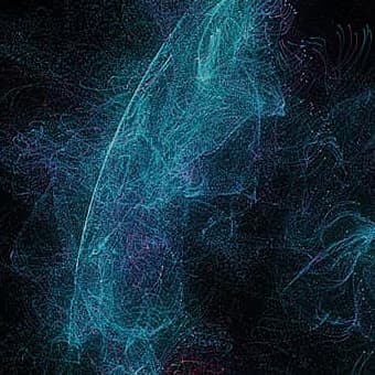 abstract representation of globe